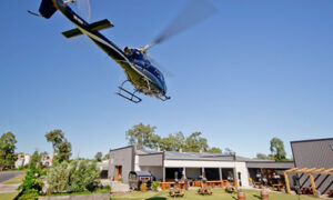 fly byron experience sanctus brewery tour